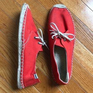 Size 10 Tangerine Soludos Espadrille Sneakers